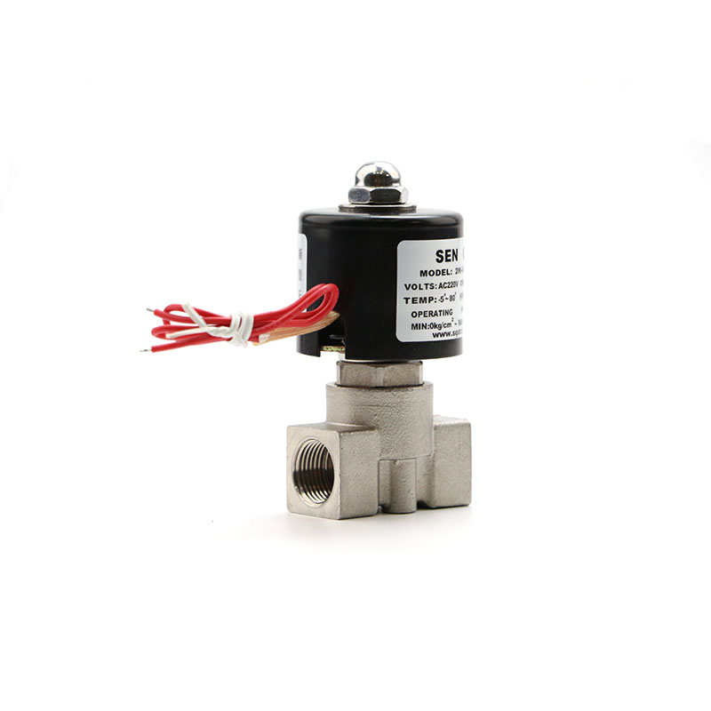 Iron shell coil 08 stainless steel solenoid valve